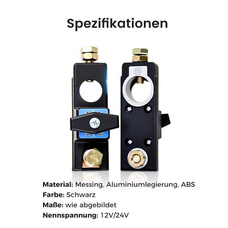 🔋🚗 12V/24V Batterietrennschalter für Fahrzeuge